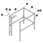 Railing for Skyjack SJ16 Access Platforms
