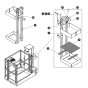 Tube Caddy for Skyjack SJ16 Access Platforms