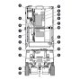Front Labels for Skyjack SJ16 E Vertical Mast