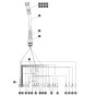 Platform Control Box Harness for Skyjack SJ3213 Micro DC Scissor Lift