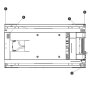 Base (Top View) Labels for Skyjack SJ3219 Micro DC Scissor Lift