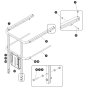 Extension Platform Hinged Railings for Skyjack SJ3219 Micro DC Scissor Lift