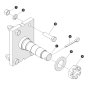 Rear Axle for Skyjack SJ3219 Micro DC Scissor Lift