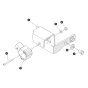 Rotary Sensor for Skyjack SJ3219 Micro DC Scissor Lift