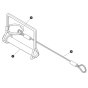 Wire Locking Pins - CE for Skyjack SJ3219 Micro DC Scissor Lift