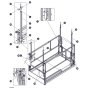 Anti-Overrising Posts (KC Only) for Skyjack SJ3220 DC Scissor Lift