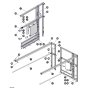 Extension Railing and Front Gate - for Skyjack SJ3220 DC Scissor Lift