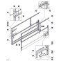 Main Railings for Skyjack SJ3220 DC Scissor Lift