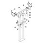 Universal Heavy-Duty Pipe Rack for Skyjack SJ3220 DC Scissor Lift