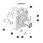 Wheel Motor (ANSI/CSA) for Skyjack SJ3220 DC Scissor Lift