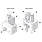 Cylinder Manifold for Skyjack SJ4732 DC Scissor Lift