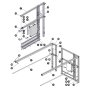 Extension Railing and Front Gate - Aircraft Option for Skyjack SJ4732 DC Scissor Lift