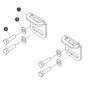 Tray Locking Plates for Skyjack SJ4732 DC Scissor Lift