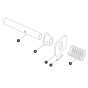 Gate Latch for Skyjack SJ4740 DC Scissor Lift