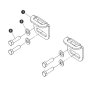 Tray Locking Plates for Skyjack SJ4740 DC Scissor Lift