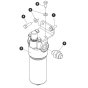 High Pressure Filter for Skyjack SJ66 Tplus Telescopic Boom