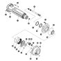 Hub Reduction - Rear Axle for Skyjack SJ66 Tplus Telescopic Boom