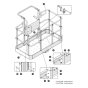 Platform with Drop Bar for Skyjack SJ66 Tplus Telescopic Boom