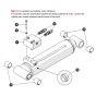 Tilt Cylinder for Skyjack SJ66 Tplus Telescopic Boom