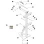 Heavy Duty Pipe Rack for Skyjack SJ6826 (B200000001 - B200999999) RT Scissor Lift