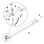 Lower Lift Cylinder for Skyjack SJ6826 (B200000001 - B200999999) RT Scissor Lift