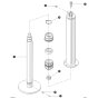 Outrigger Cylinder for Skyjack SJ6826 (B200000001 - B200999999) RT Scissor Lift