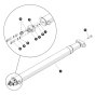 Upper Lift Cylinder for Skyjack SJ6826 (B200000001 - B200999999) RT Scissor Lift