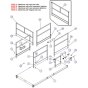 Main Platform and Railing for Skyjack SJ8831 RT Scissor Lift
