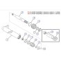 Powered Extension Platform Cylinder (Lock Nut Secured Piston) for Skyjack SJ8831 RT Scissor Lift