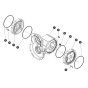 Central Housing - Rear Axle for Skyjack SJ9253 RT Scissor Lift