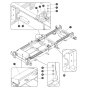 Chassis for Skyjack SJ9253 RT Scissor Lift