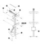 Heavy Duty Pipe Rack for Skyjack SJ9253 RT Scissor Lift