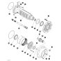 Hub Reduction - Rear Axle for Skyjack SJ9253 RT Scissor Lift