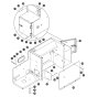 Lateral Bracket - Left Side for Skyjack SJ9253 RT Scissor Lift