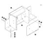 Lateral Bracket - Right Side for Skyjack SJ9253 RT Scissor Lift