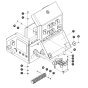 Base Control Box Hardware for Skyjack SJ9664 RT Scissor Lift