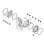 Central Housing - Rear Axle for Skyjack SJ9664 RT Scissor Lift