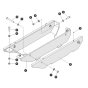 Drive Shaft Guard & Counterweight for Skyjack SJ9664 RT Scissor Lift