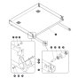 Extension Deck Platform for Skyjack SJ9664 RT Scissor Lift