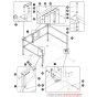 Extension Deck Railings for Skyjack SJ9664 RT Scissor Lift