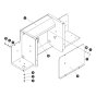 Lateral Bracket - Right Side for Skyjack SJ9664 RT Scissor Lift