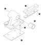 Lower Sliders for Skyjack SJ9664 RT Scissor Lift