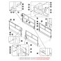 Main Platform Railings - Dual Extension Deck for Skyjack SJ9664 RT Scissor Lift