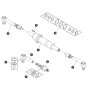 Steering - Front Axle for Skyjack SJ9664 RT Scissor Lift