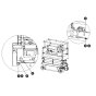 Air Hose to Platform for Skyjack SJIII 3215 (10000996 - 10999999) DC Scissor Lift