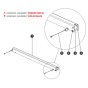 Extension Slide Railing for Skyjack SJIII 3215 (10000996 - 10999999) DC Scissor Lift