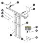 Heavy Duty Pipe Rack Assembly for Skyjack SJIII 3215 (10000996 - 10999999) DC Scissor Lift