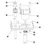 Hydraulic Tank Lid - Welded Tank for Skyjack SJIII 3215 (10000996 - 10999999) DC Scissor Lift