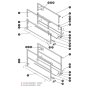 Side Railing Assembly for Skyjack SJIII 3215 (10000996 - 10999999) DC Scissor Lift