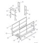 Main Platform, Hinged Railings (Model 4620) Assembly for Skyjack SJIII 3220 DC Scissor Lift